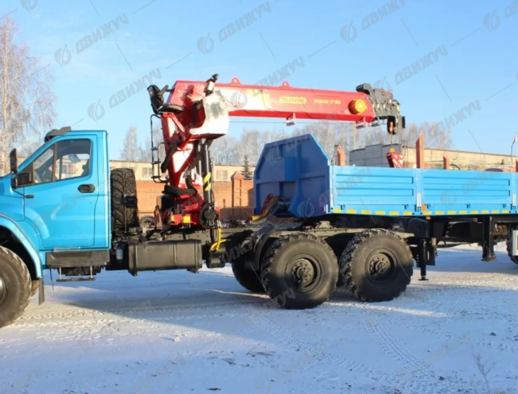 Седельный тягач Урал NEXT 4320 с КМУ IT-180