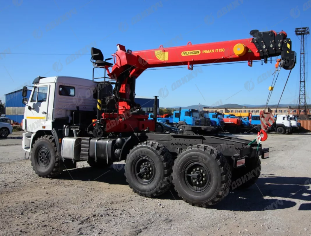 Седельный тягач КАМАЗ 43118-50 с КМУ ИТ-150