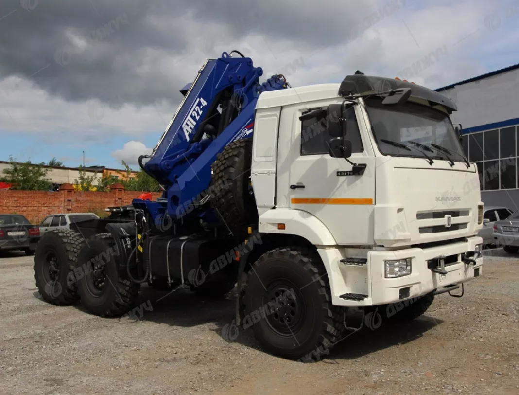 Седельный тягач КАМАЗ 43118-50 с КМУ АНТ 22.4