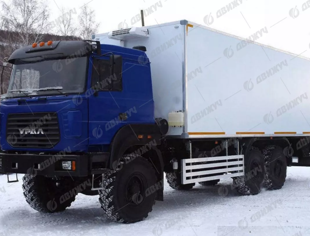 Фургон изотермический на шасси Урал 4320 (бескапотный)