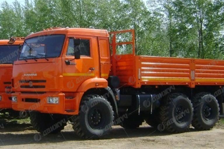 Бортовой автомобиль КАМАЗ  5350-66(6х6)
