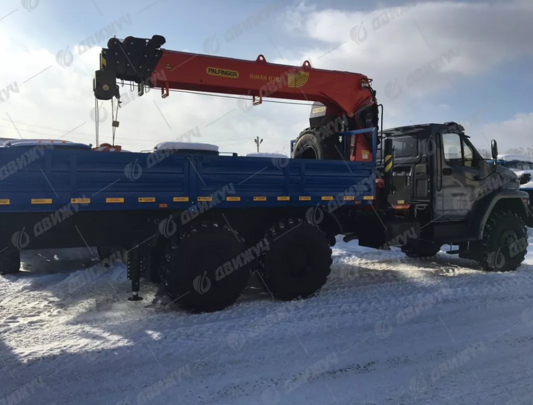 Бортовой Урал 4320 NEXT  с КМУ IT-180 (тросовый)