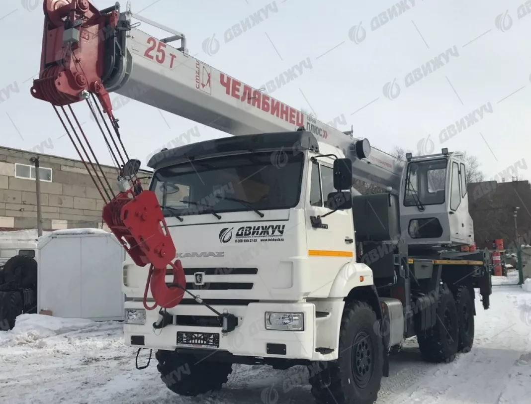 Автокран Челябинец КС-55732 на шасси КамАЗ 43118-50 г/п 25 т