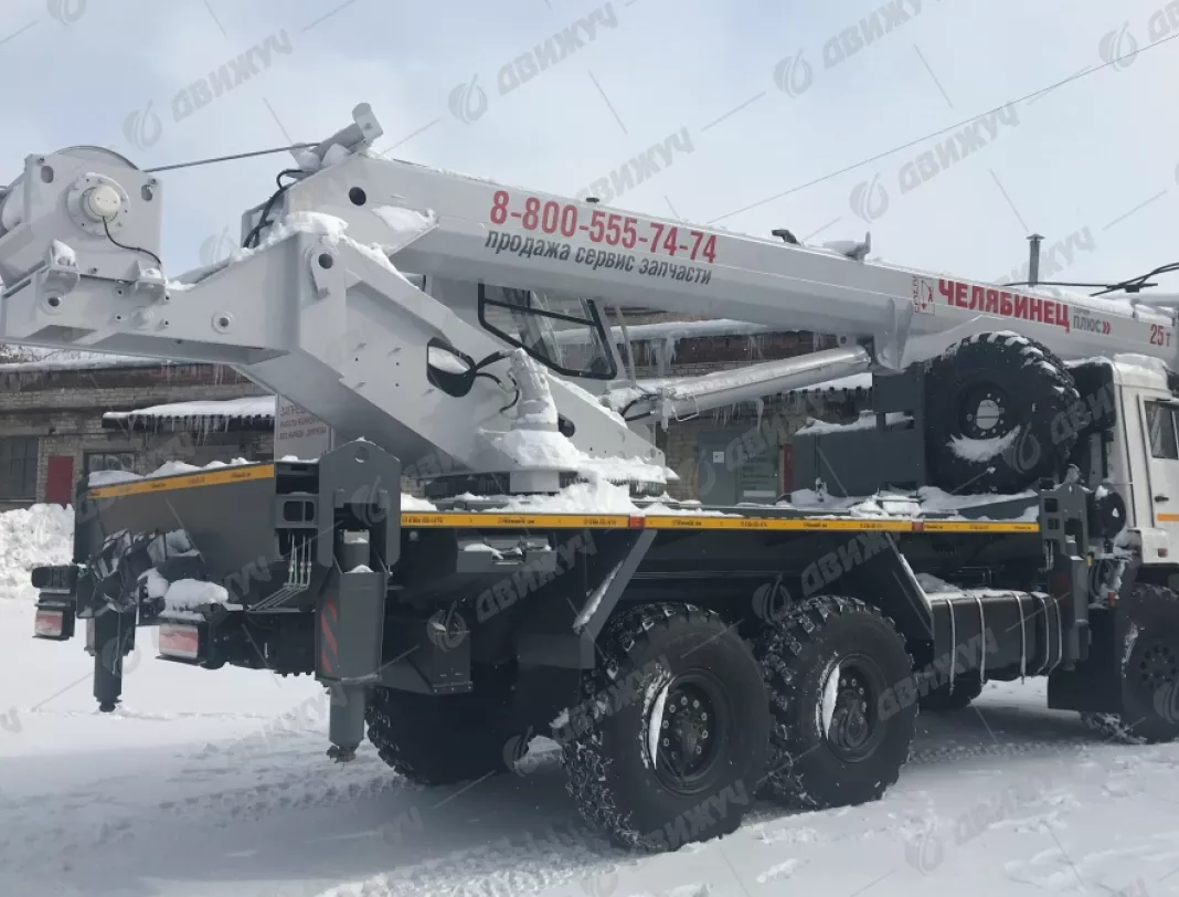 Автокран Челябинец КС-55732 на шасси КамАЗ 43118-50 г/п 25 т