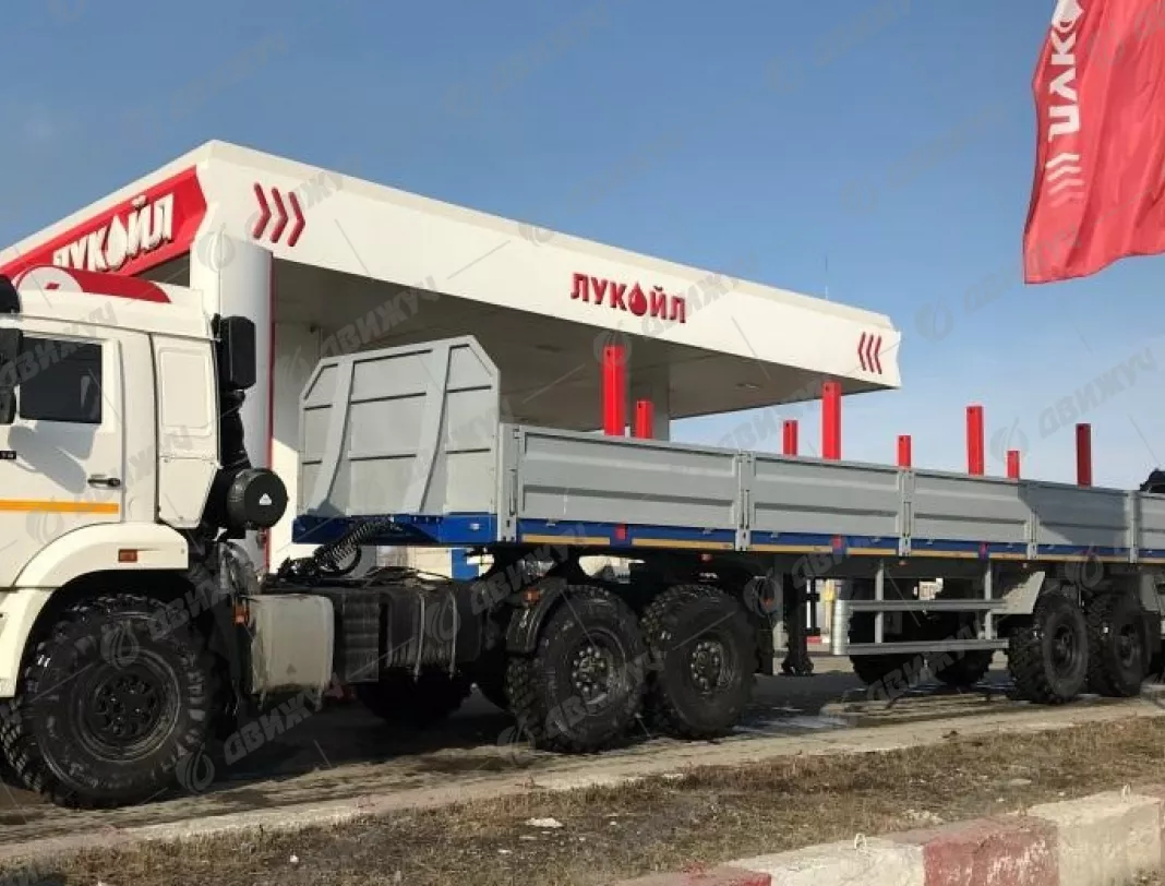 Бортовой полуприцеп 2-х осный (ЧМЗАП-93853)