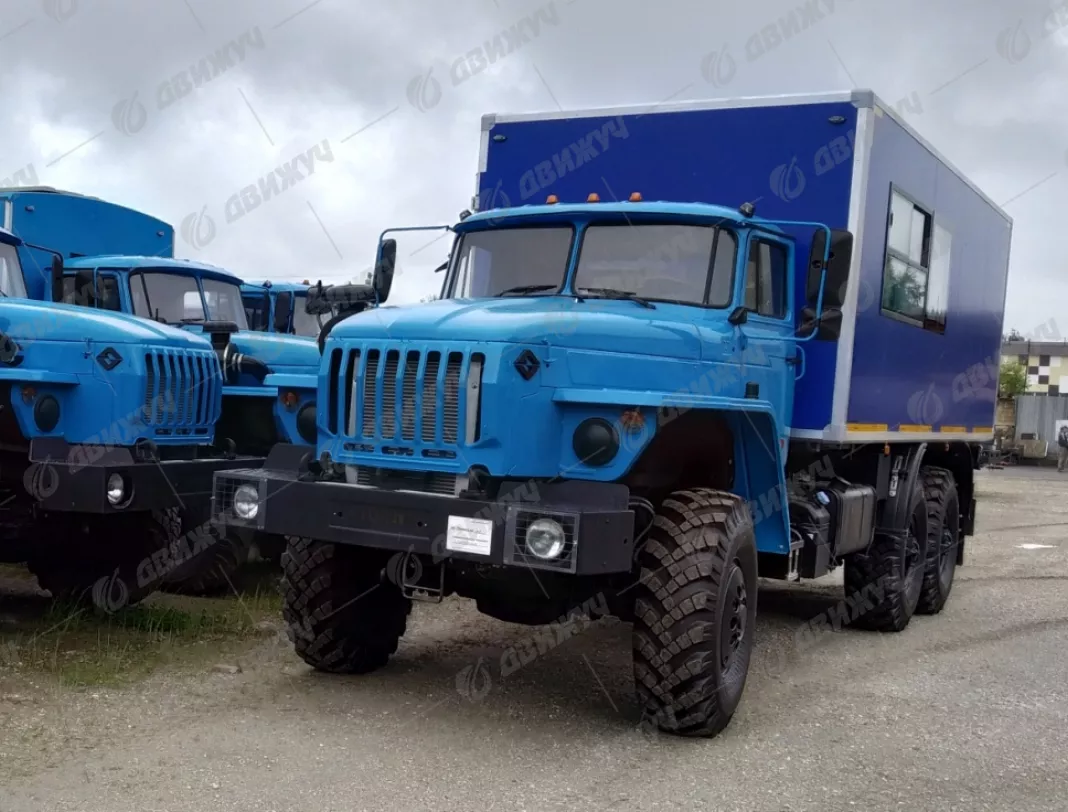 ГПА Урал 4320-1112-61Е5 с ручной талью, лебедкой