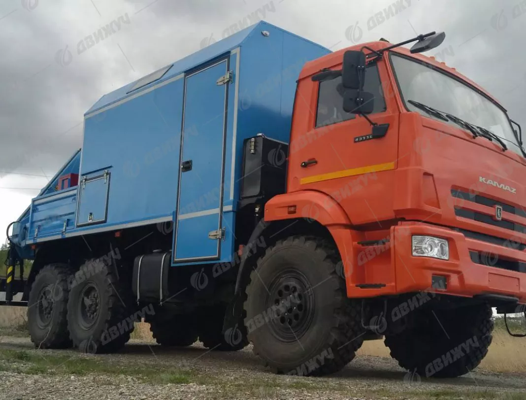 ГПА на шасси КамАЗ 43118 (6х6), с КМУ ИМ-95
