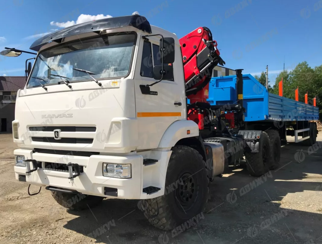 Седельный тягач на шасси КАМАЗ 43118-50 с КМУ Palfinger PK-23500А