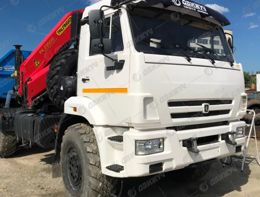 Седельный тягач на шасси КАМАЗ 43118-50 с КМУ Palfinger PK-23500А