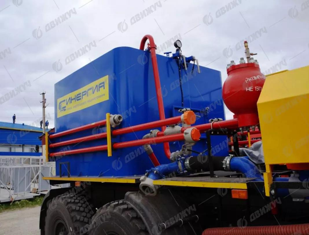 Цементировочный агрегат СИН-35 на шасси Урал 4320-80Е5 (короткая версия)