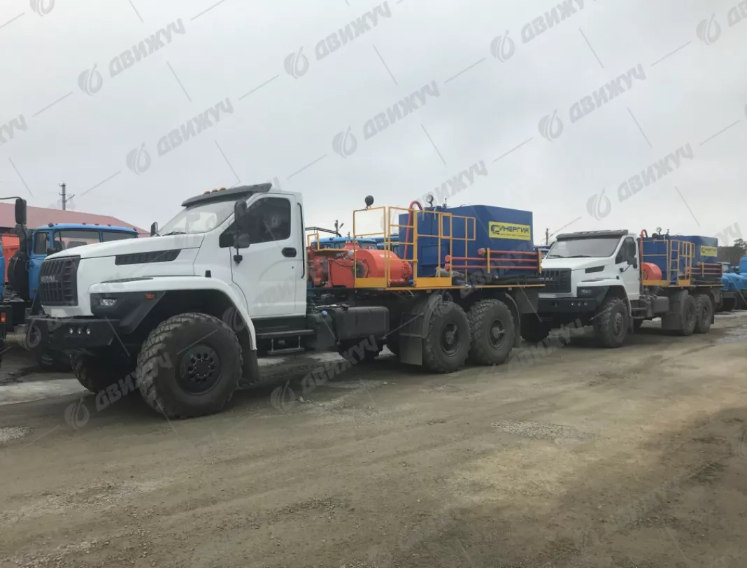Цементировочный агрегат СИН35 на шасси Урал Next 4320-74 без ВПБ