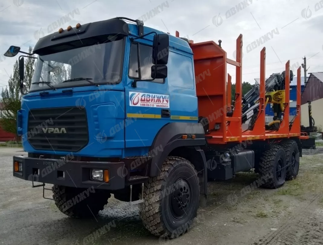 Сортиментовоз Урал 4320-80 с гидроманипулятором (ГМ)