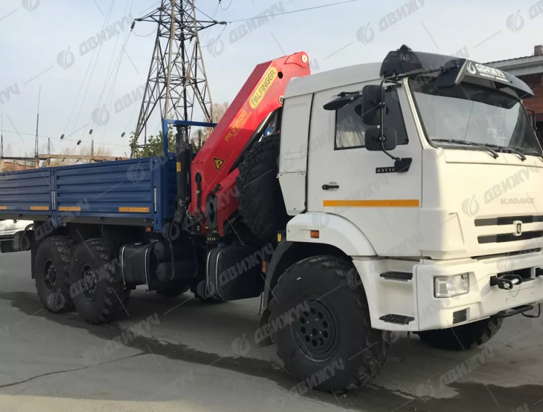 Бортовой КАМАЗ 43118-50 с КМУ PALFINGER РК 23500А