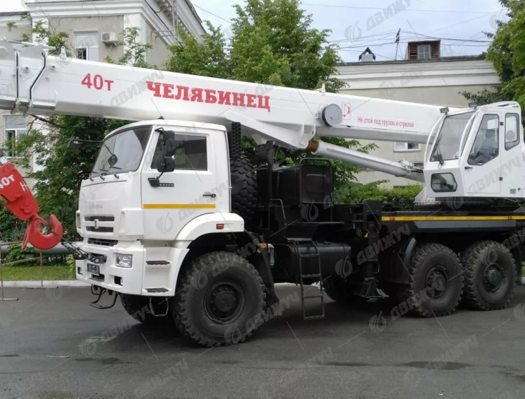 Автокран Челябинец КС-65711-34 на шасси КАМАЗ 65222 (6х6)
