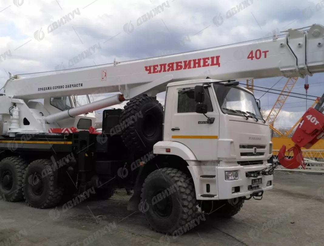 Автокран Челябинец КС-65711-34 на шасси КАМАЗ 65222 (6х6)