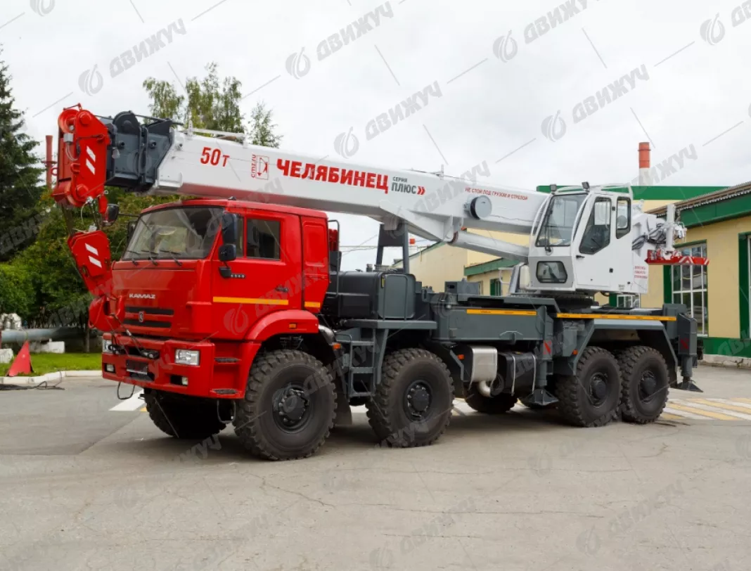 Автокран Челябинец КС-65717-34 на шасси КАМАЗ 6560 (8х8)