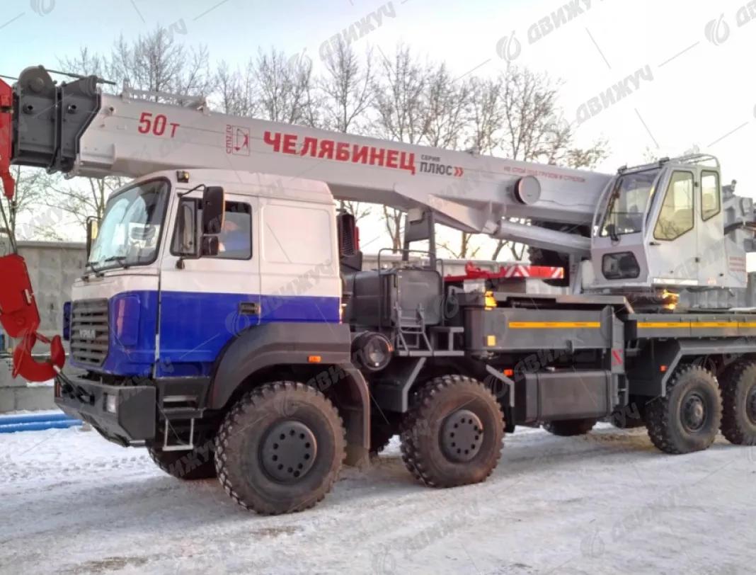 Автокран Челябинец КС-65717-34 на шасси Урал 9593 (8х8)