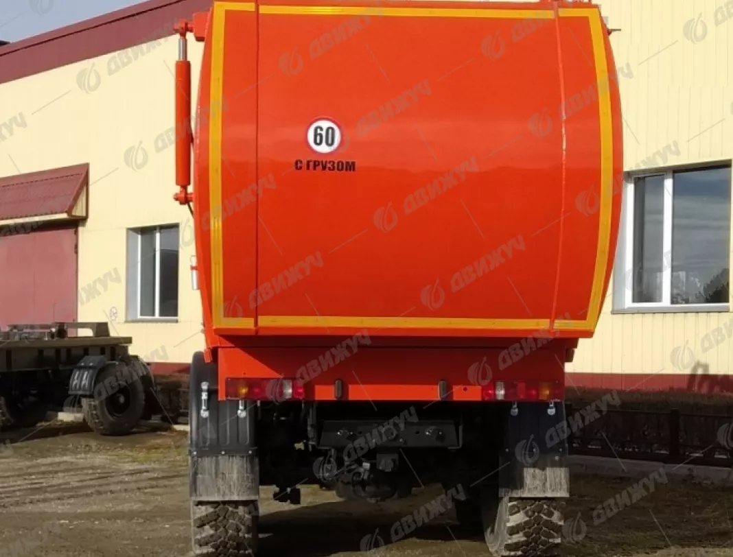 Мусоровоз с боковой загрузкой КО-440-5У на шасси УРАЛ-4320 NEXT