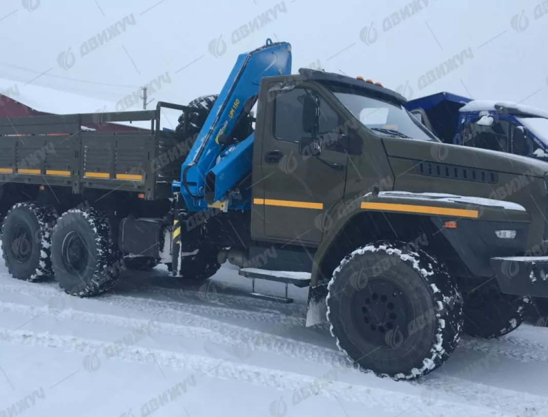 Бортовой Урал Next 4320-74 с КМУ ИМ-150