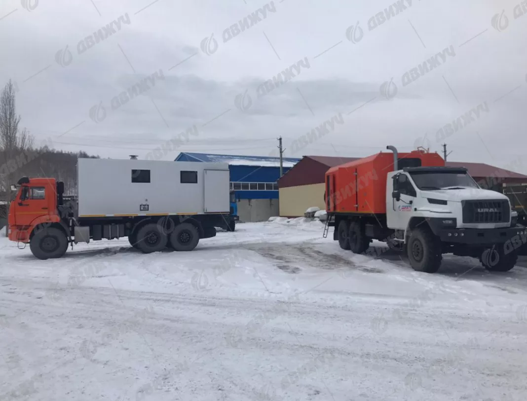 ППУ 1600/100 на шасси Урал Next 4320-72 (2 топливных бака)