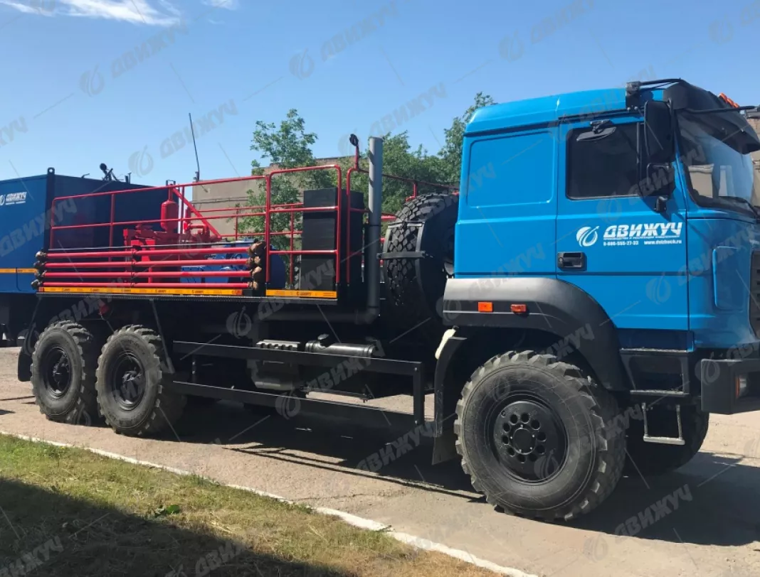 Цементировочный агрегат ЦА-320 на шасси Урал 4320-80 без ВПБ