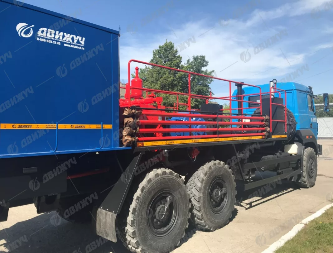 Цементировочный агрегат ЦА-320 на шасси Урал 4320-80 без ВПБ
