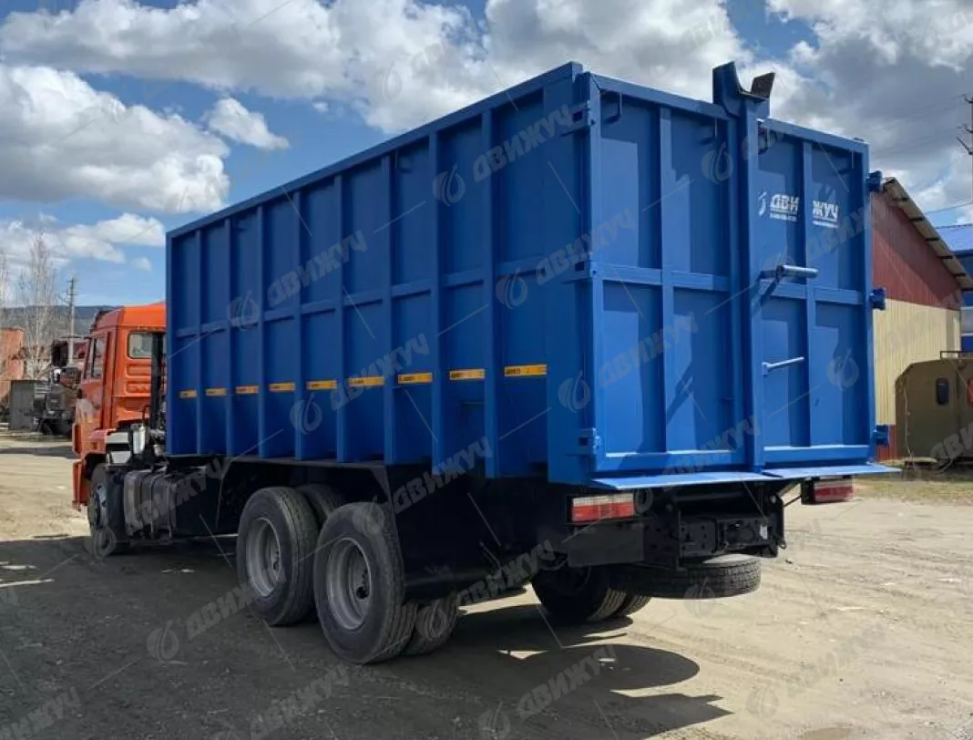 Ломовоз КАМАЗ 65115-50 с манипулятором ГМУ VM10L74