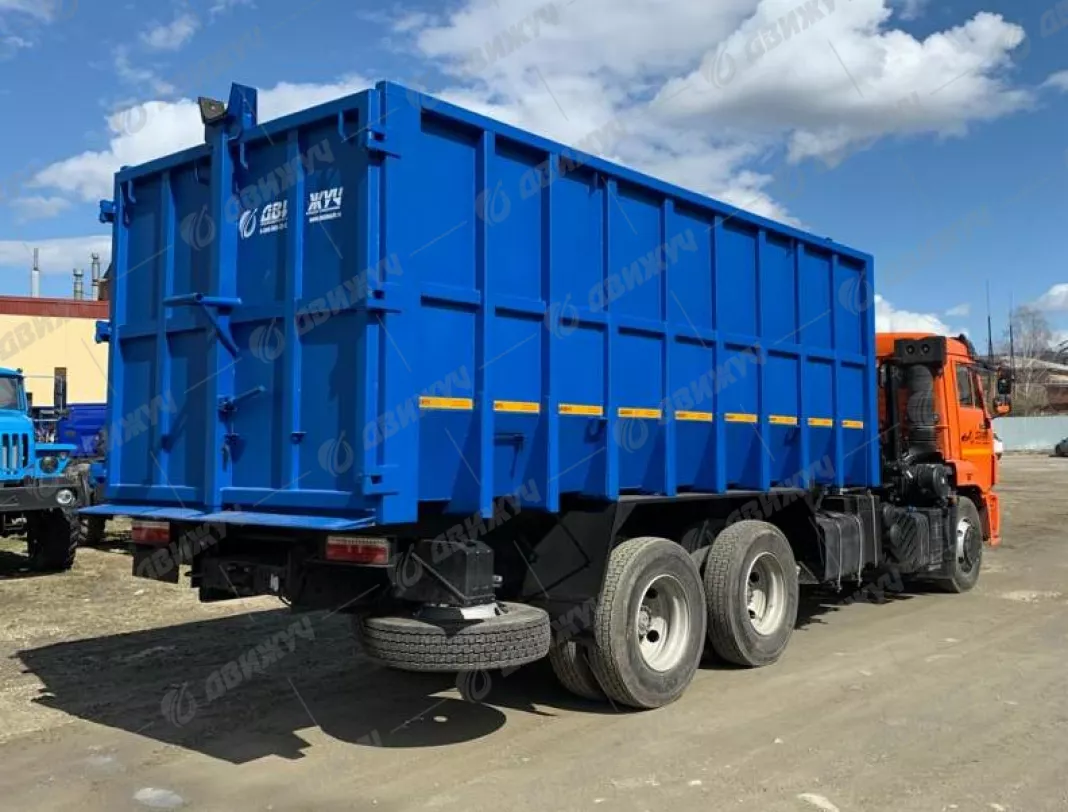 Ломовоз КАМАЗ 65115-50 с манипулятором ГМУ VM10L74