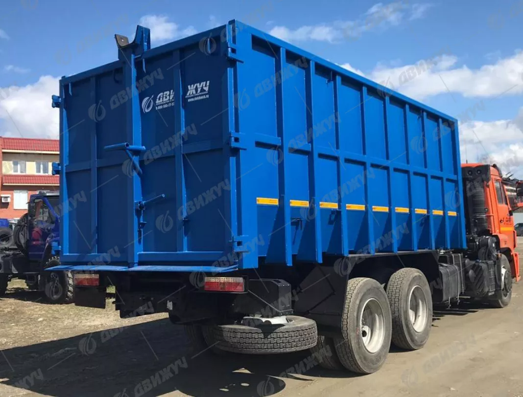 Ломовоз КАМАЗ 65115-50 с манипулятором ГМУ VM10L74