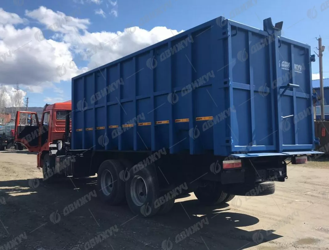 Ломовоз КАМАЗ 65115-50 с манипулятором ГМУ VM10L74