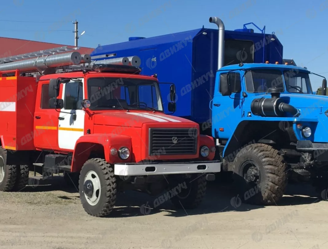 Автоцистерна пожарная АЦ-2,6-40 (33086) на базовом шасси ГАЗ-33086