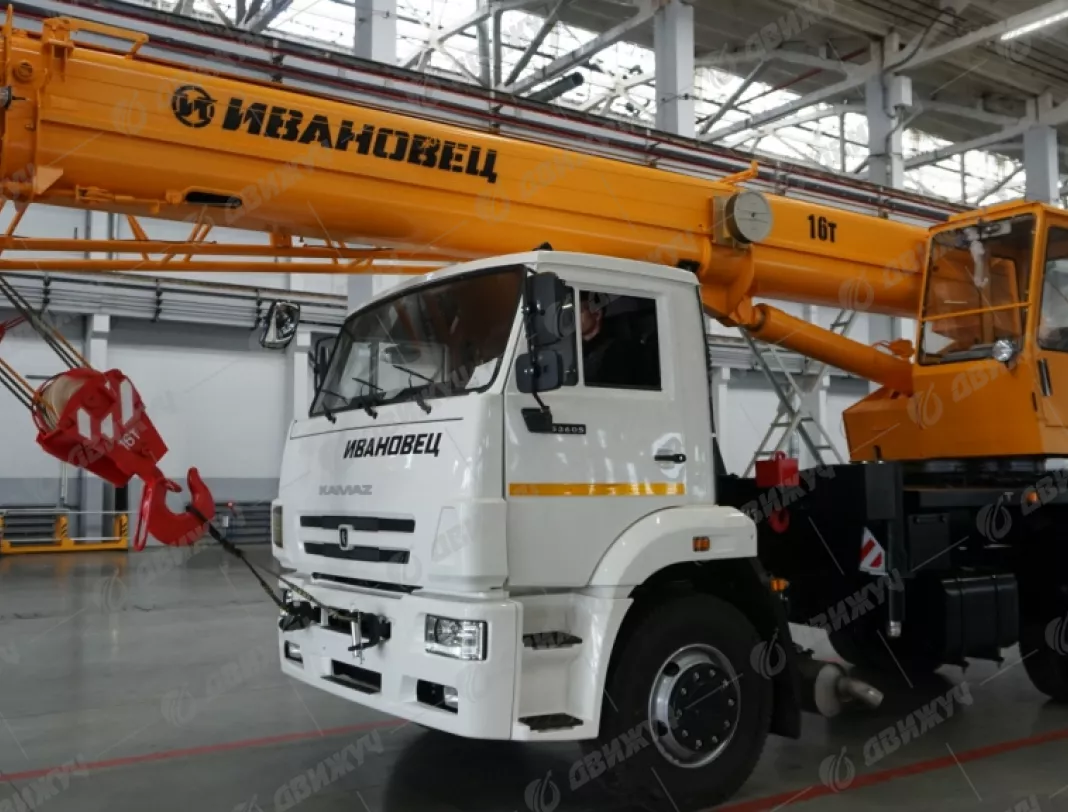 Автокран Ивановец  35714К-3 на шасси КАМАЗ-53605