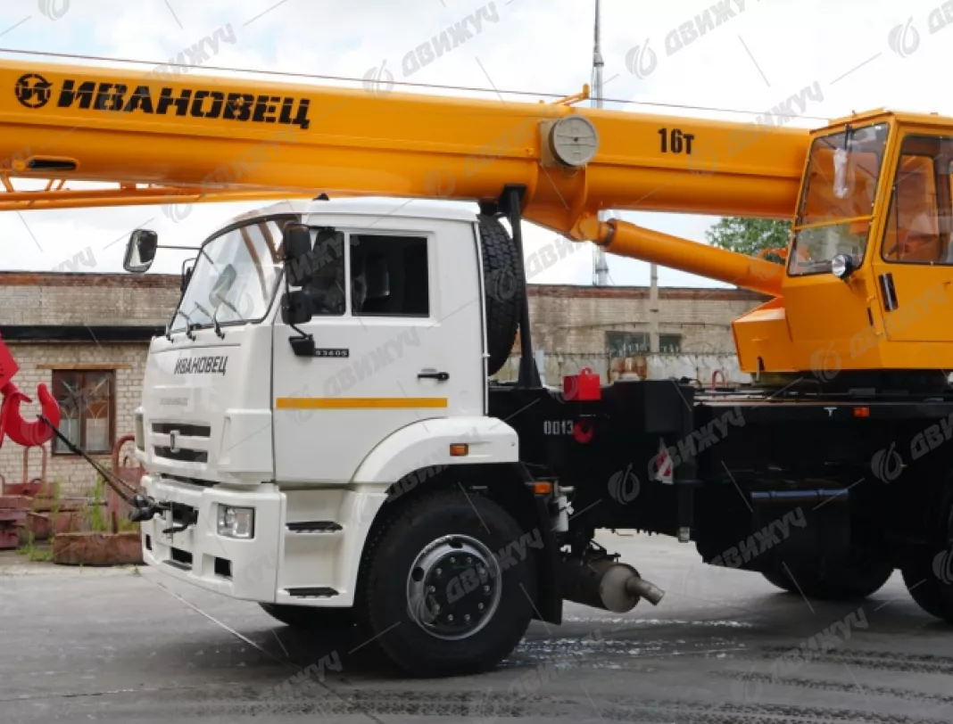 Автокран Ивановец  35714К-3 на шасси КАМАЗ-53605