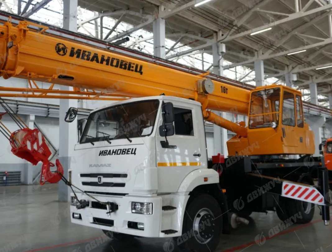 Автокран Ивановец  35714К-3 на шасси КАМАЗ-53605