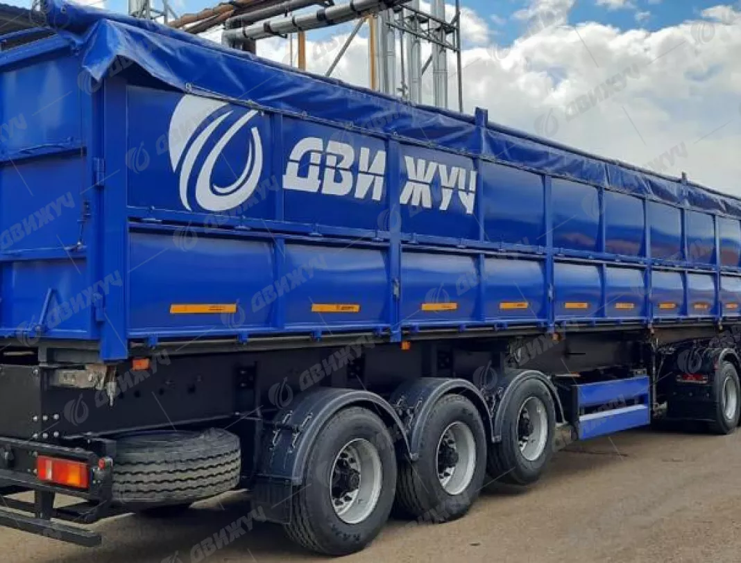 Полуприцеп зерновоз (самосвальный полуприцеп для перевозки сыпучих грузов)
