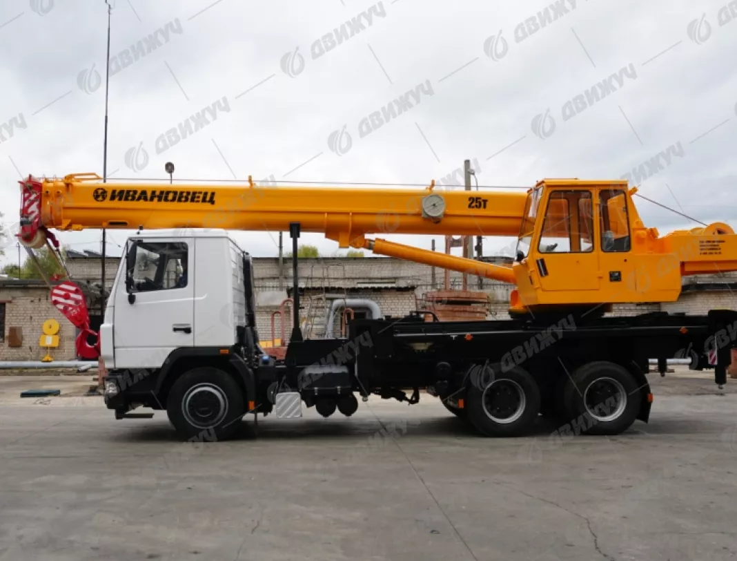 АВТОКРАН ИВАНОВЕЦ КС-45717A-1 на шасси МАЗ-6312СЗ
