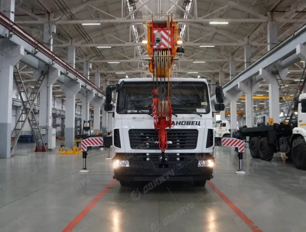 АВТОКРАН ИВАНОВЕЦ КС-45717A-1 на шасси МАЗ-6312СЗ