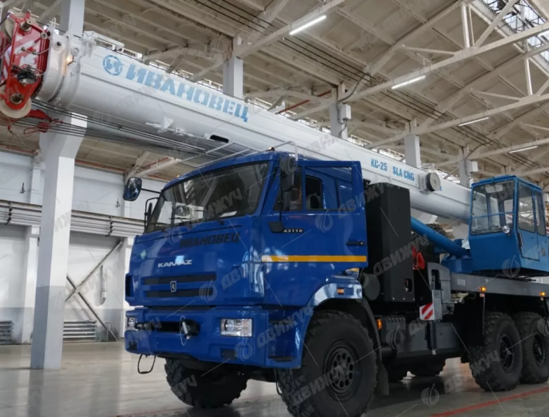 АВТОКРАН ИВАНОВЕЦ КС-45717К-3-58 на шасси KAMAЗ 43118