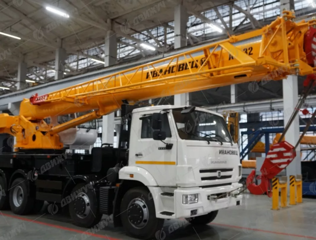 АВТОКРАН ИВАНОВЕЦ КС-55717К-1 на шасси КАМАЗ-6540