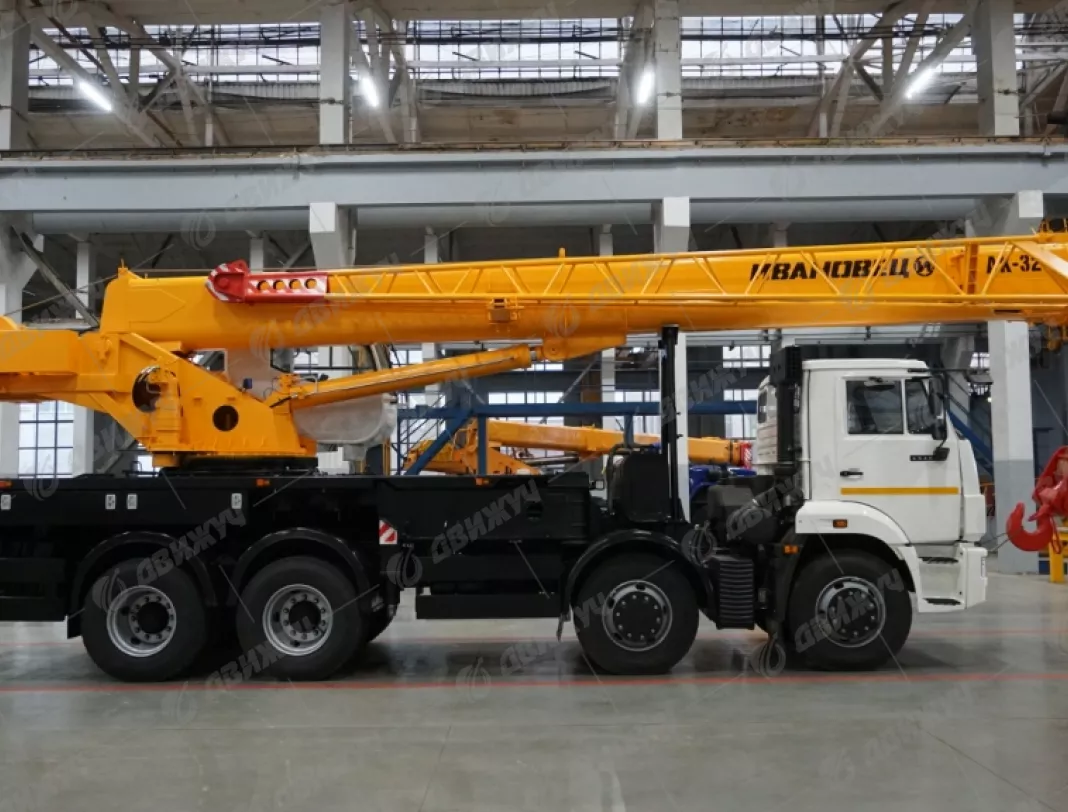 АВТОКРАН ИВАНОВЕЦ КС-55717К-1 на шасси КАМАЗ-6540