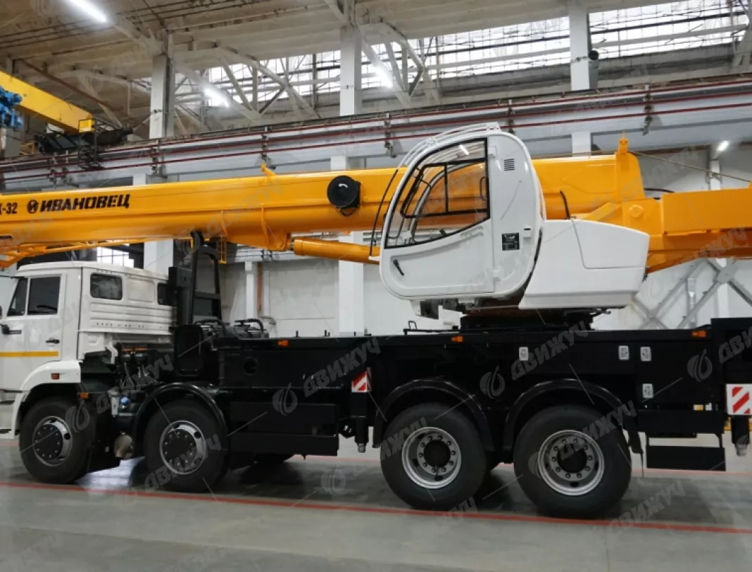 АВТОКРАН ИВАНОВЕЦ КС-55717К-1 на шасси КАМАЗ-6540