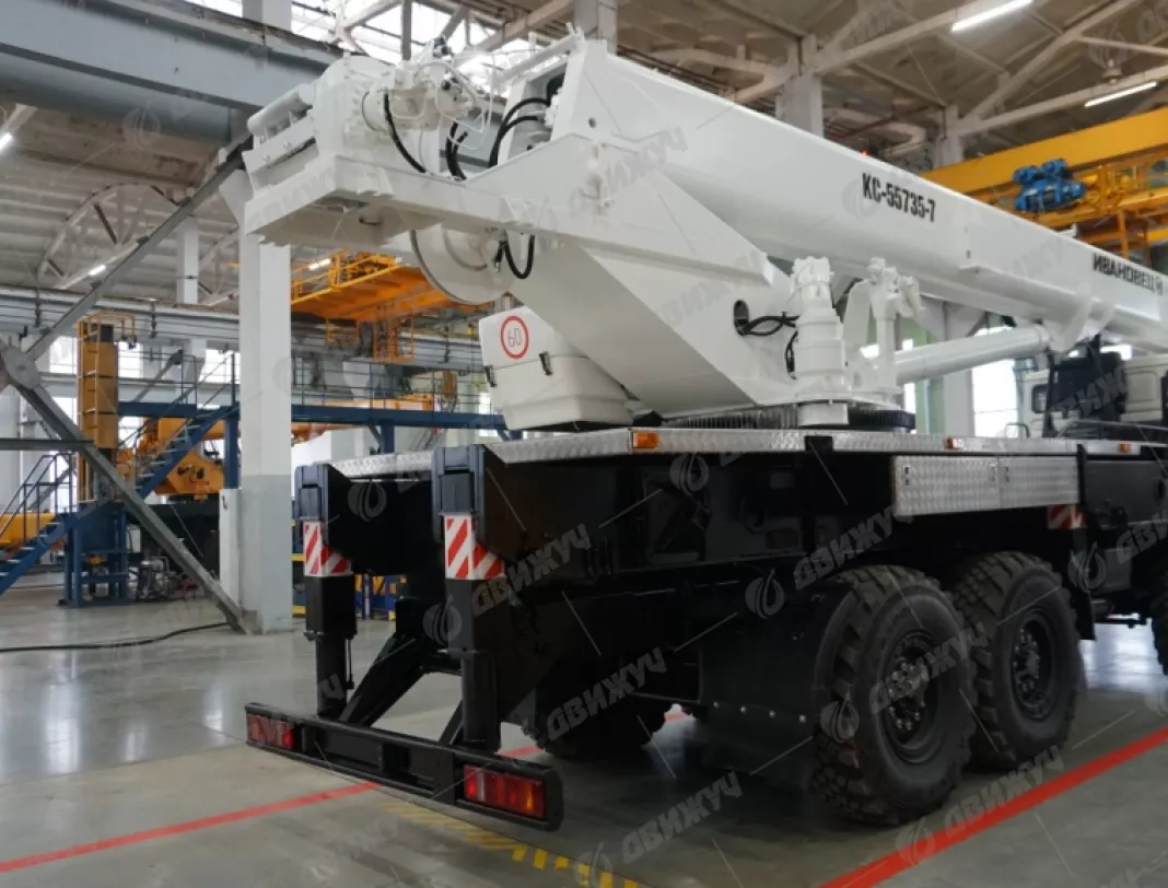 АВТОКРАН ИВАНОВЕЦ КС-55735-7 на шасси КАМАЗ-63501