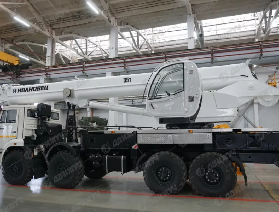 АВТОКРАН ИВАНОВЕЦ КС-55735-7 на шасси КАМАЗ-63501