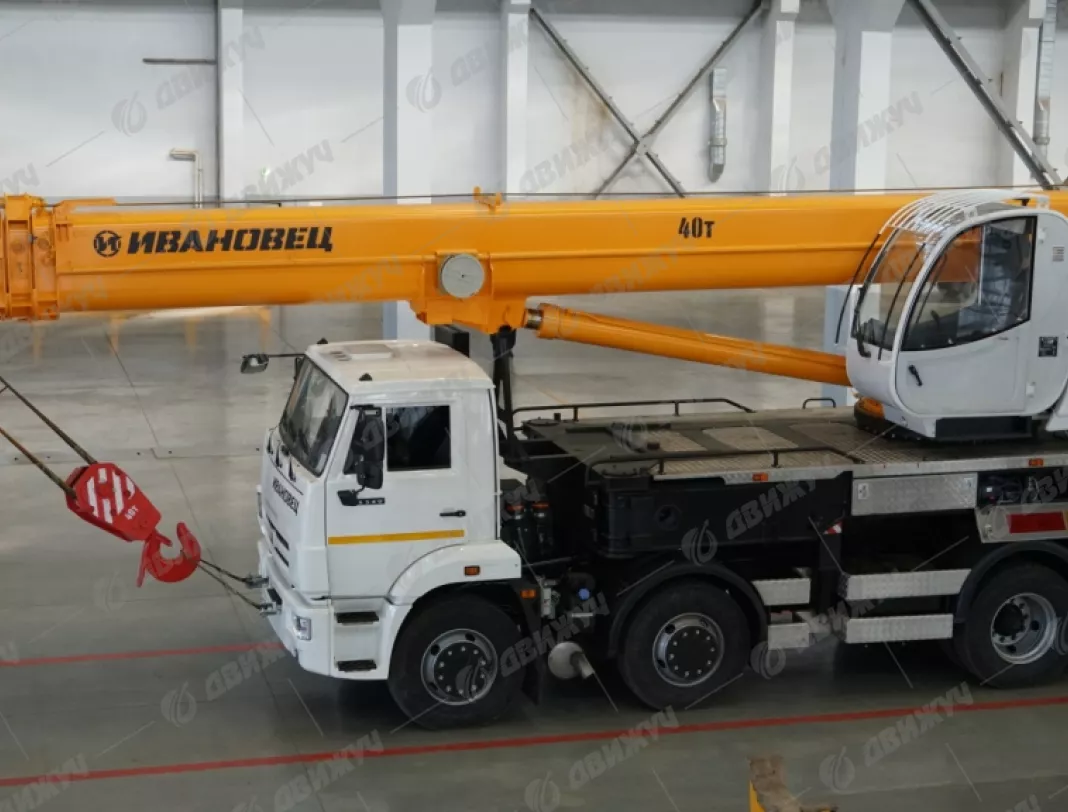 АВТОКРАН ИВАНОВЕЦ КС-65740-6 на шасси КАМАЗ-6540