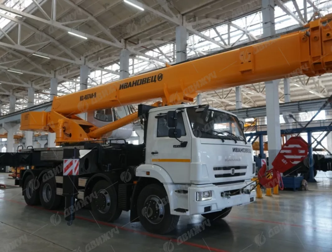 АВТОКРАН ИВАНОВЕЦ КС-65740-6 на шасси КАМАЗ-6540