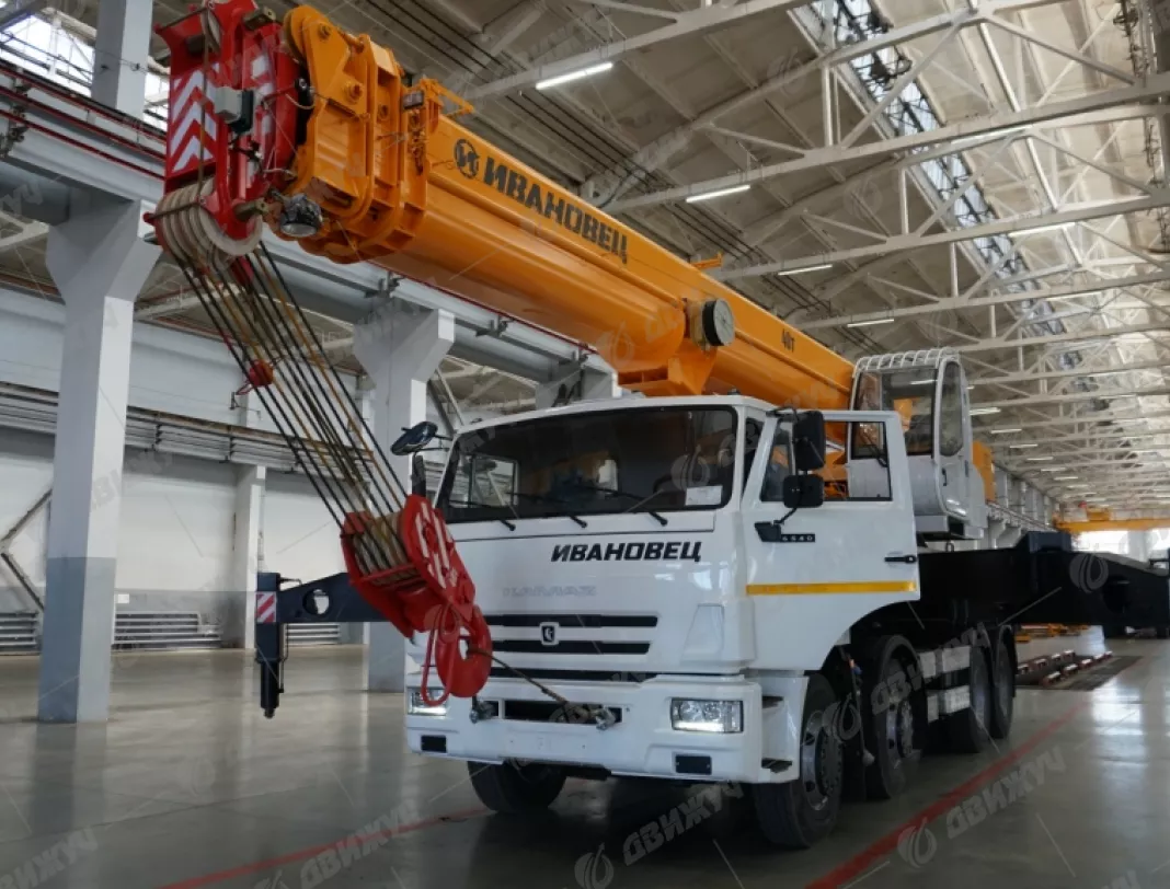 АВТОКРАН ИВАНОВЕЦ КС-65740-6 на шасси КАМАЗ-6540