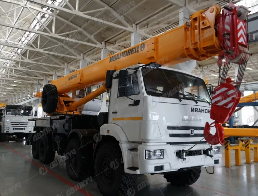 АВТОКРАН ИВАНОВЕЦ КС-65740-7 на шасси КАМАЗ-63501