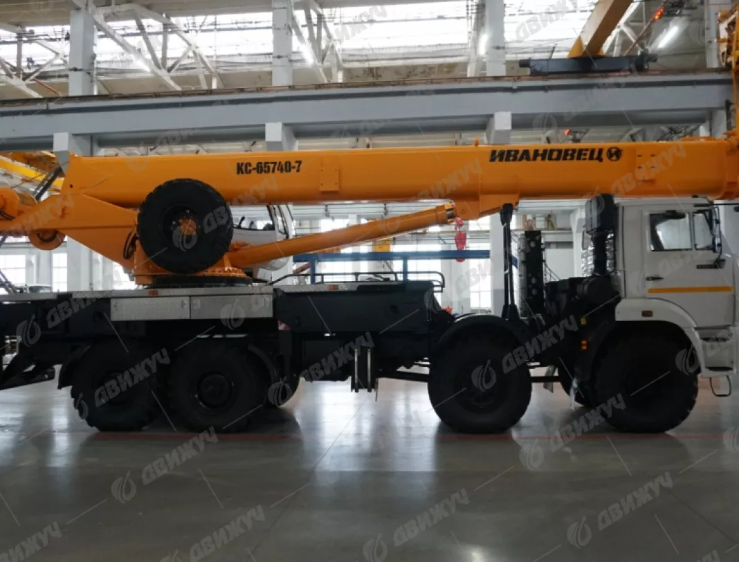 АВТОКРАН ИВАНОВЕЦ КС-65740-7 на шасси КАМАЗ-63501