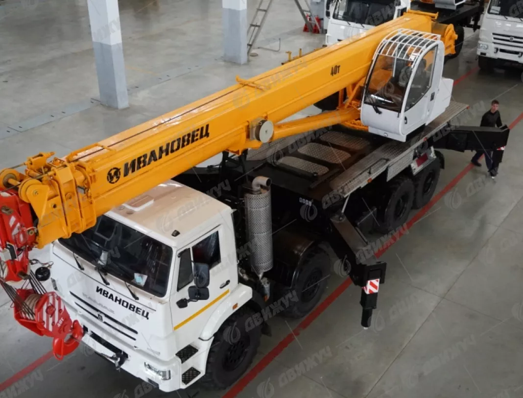 АВТОКРАН ИВАНОВЕЦ КС-65740-7 на шасси КАМАЗ-63501