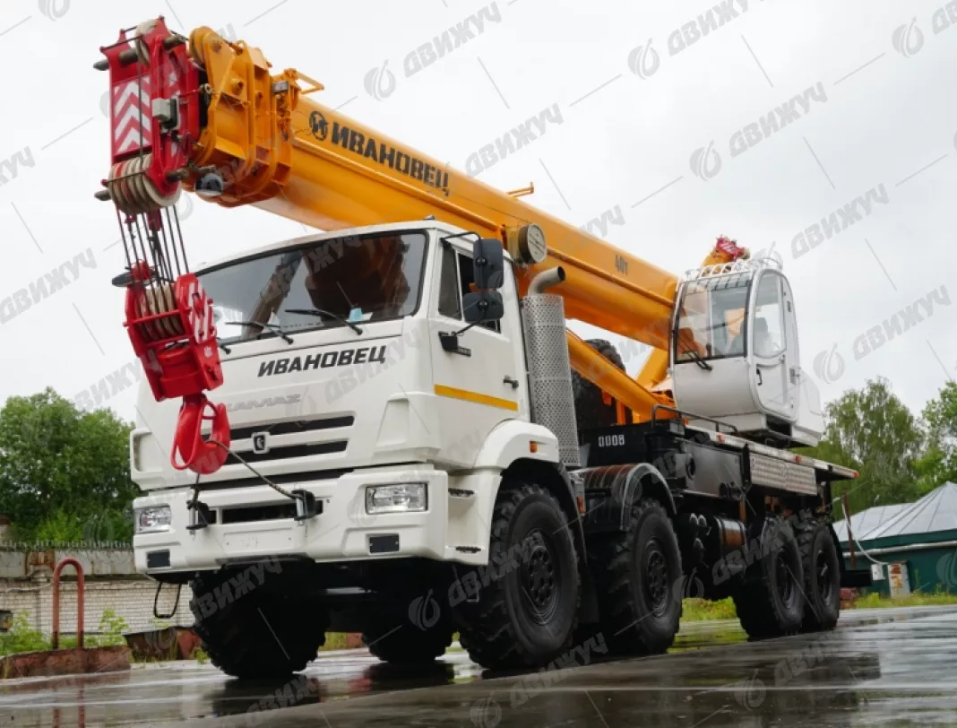 АВТОКРАН ИВАНОВЕЦ КС-65740-7 на шасси КАМАЗ-63501
